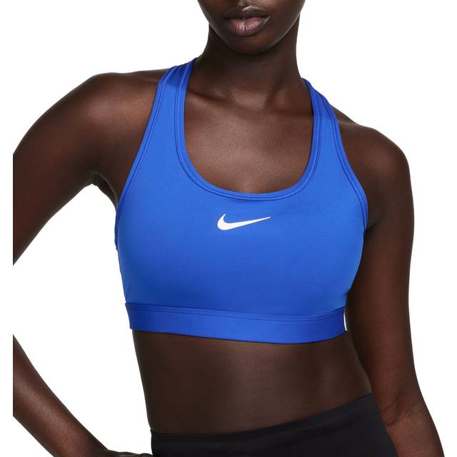 Nike Women's Swoosh Support Padded Sports Bra in Blue, DX6821-480 Blue •  Price »