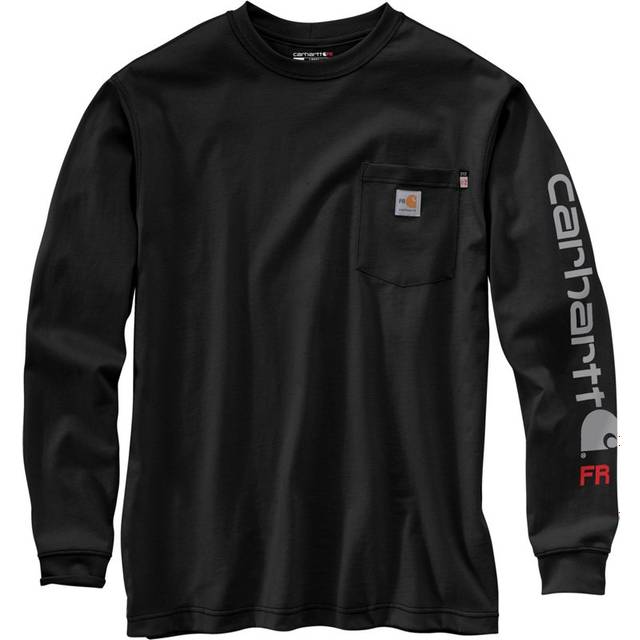 Carhartt Long-Sleeve Flame-Resistant Force Original Fit Graphic T-Shirt ...