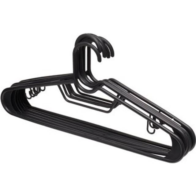 Neaterize Plastic Clothes Hangers Heavy Duty - Durable Coat and