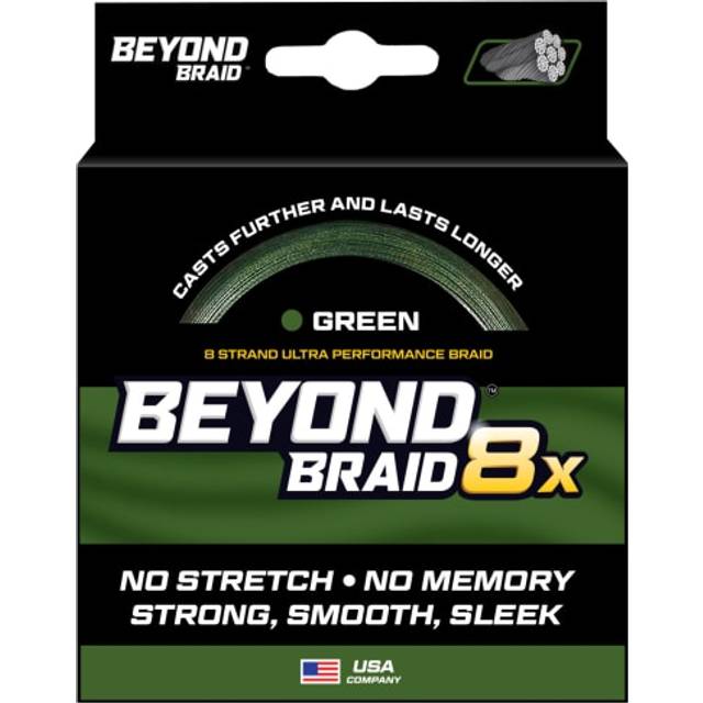 Beyond Braid Green 8X Strand 300 Yards 20lb • Price »