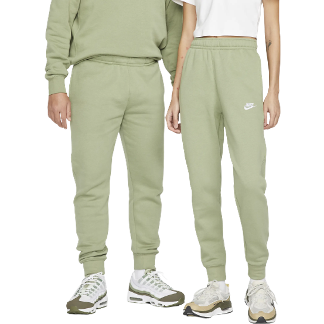 Nike Sportswear Club Fleece Sweat Pants - Oil Green/White • Price »