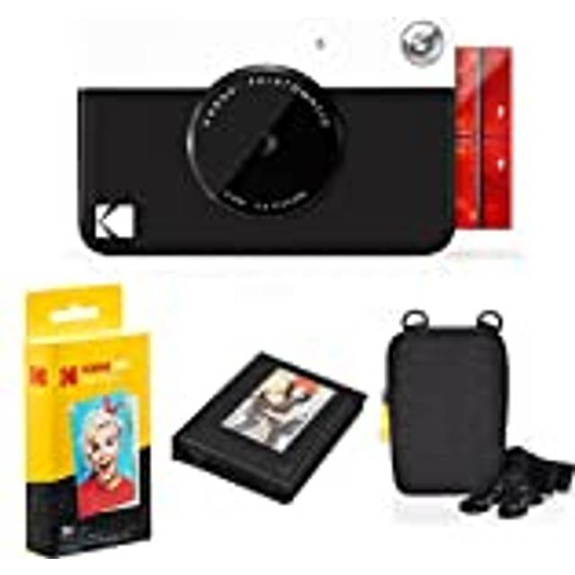 Kodak Printomatic Instant Camera Black Bundle with Zink Paper Case and  Album • Price »