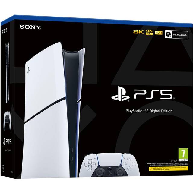 Sony PlayStation 5 (PS5) Slim Digital Edition 1TB • Pris »