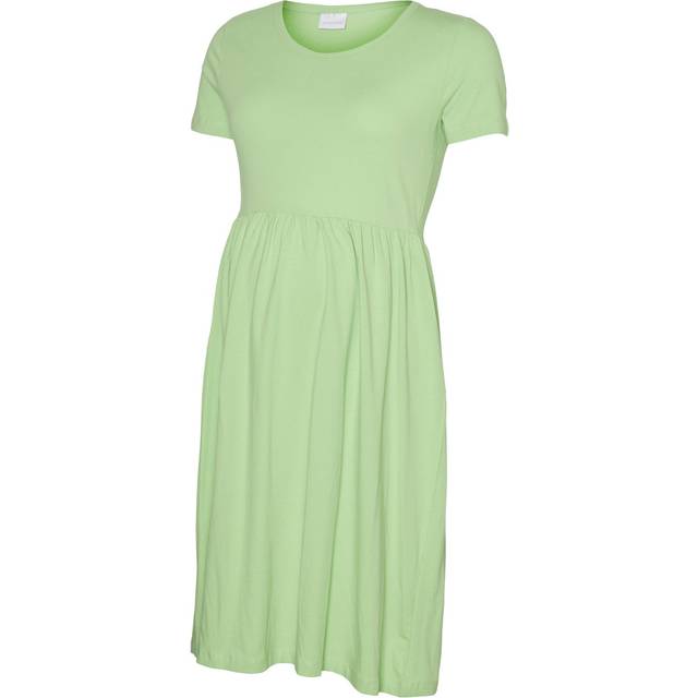 Mamalicious Maternity Dress Green/Jade Lime (20018657) • Price