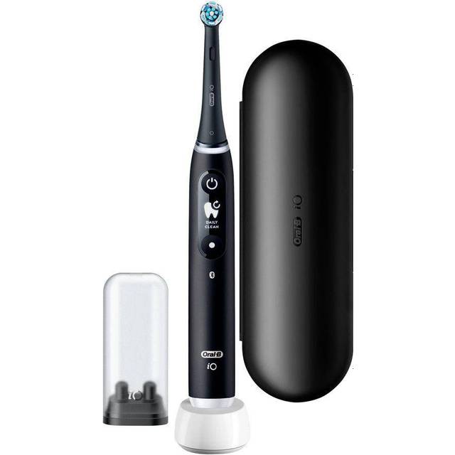 Oral-B iO Series 8 Electric Toothbrush with 3 Brush Heads, Black Onyx, for  Adults & Children 3+ 