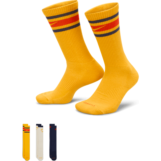 Nike Everyday Plus Absorbing Crew Socks 3-pack - Multicolor • Price