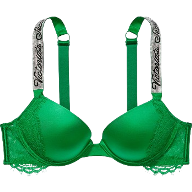Victoria's Secret Very Sexy Shine Strap Push Up Bra - Verdant Green • Price  »