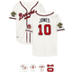 Chipper Jones Atlanta Braves Fanatics Authentic Autographed White Mitchell  & Ness Authentic Jersey