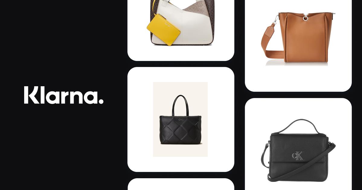 Calvin Klein Zoe Crossbody, Almond/Taupe/Vanilla/Khaki/Cherub White Logo:  Handbags