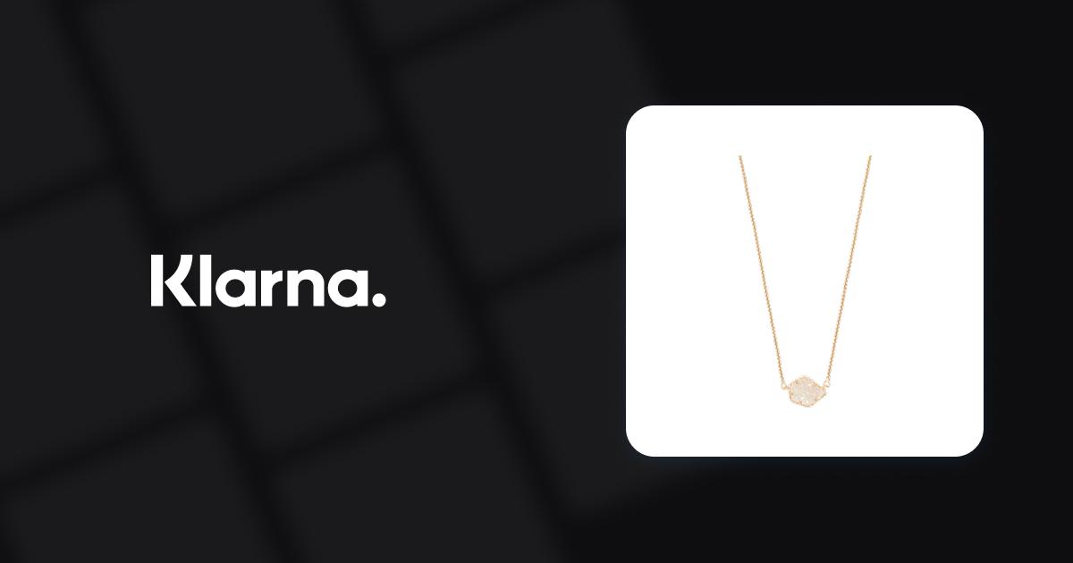 Kendra Scott Tess Pendant Necklace - Gold/Iridescent Drusy • Price »